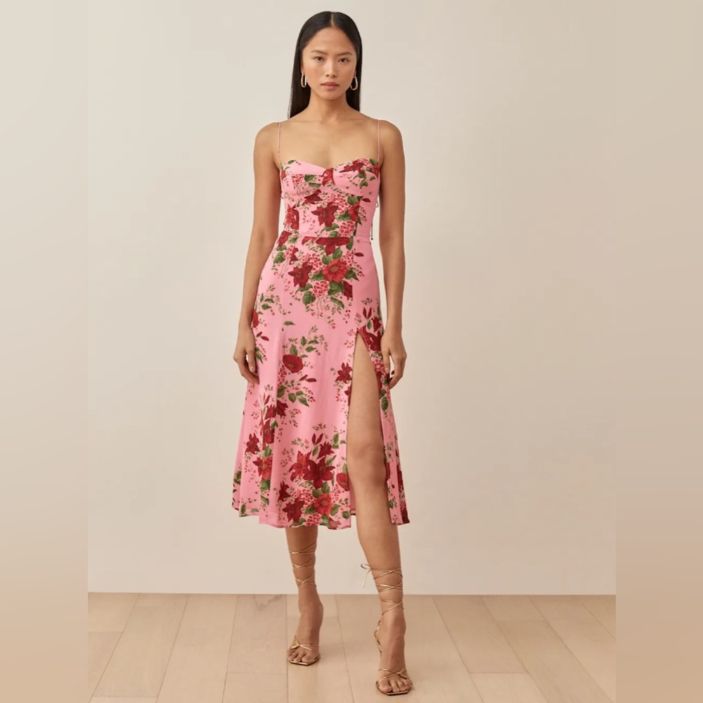 Reformation Juliette Dress - Size 2P - Valeria Print